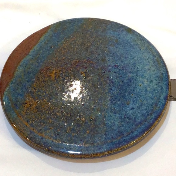 Stunning Blue drip stoneware bowl with lid excell… - Picture 12 of 16